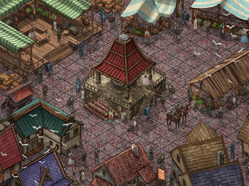 Busy City Market
