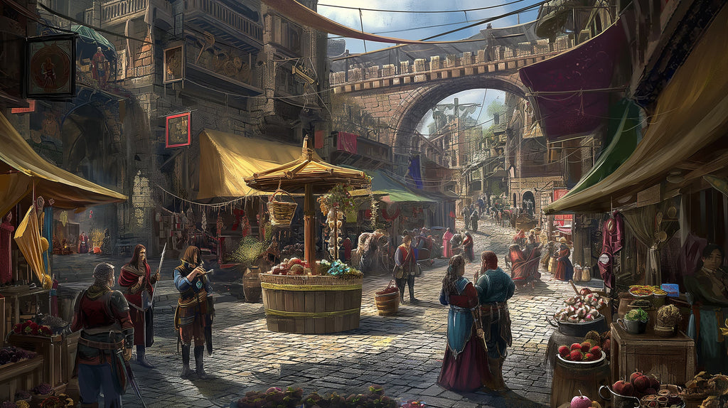Busy City Market