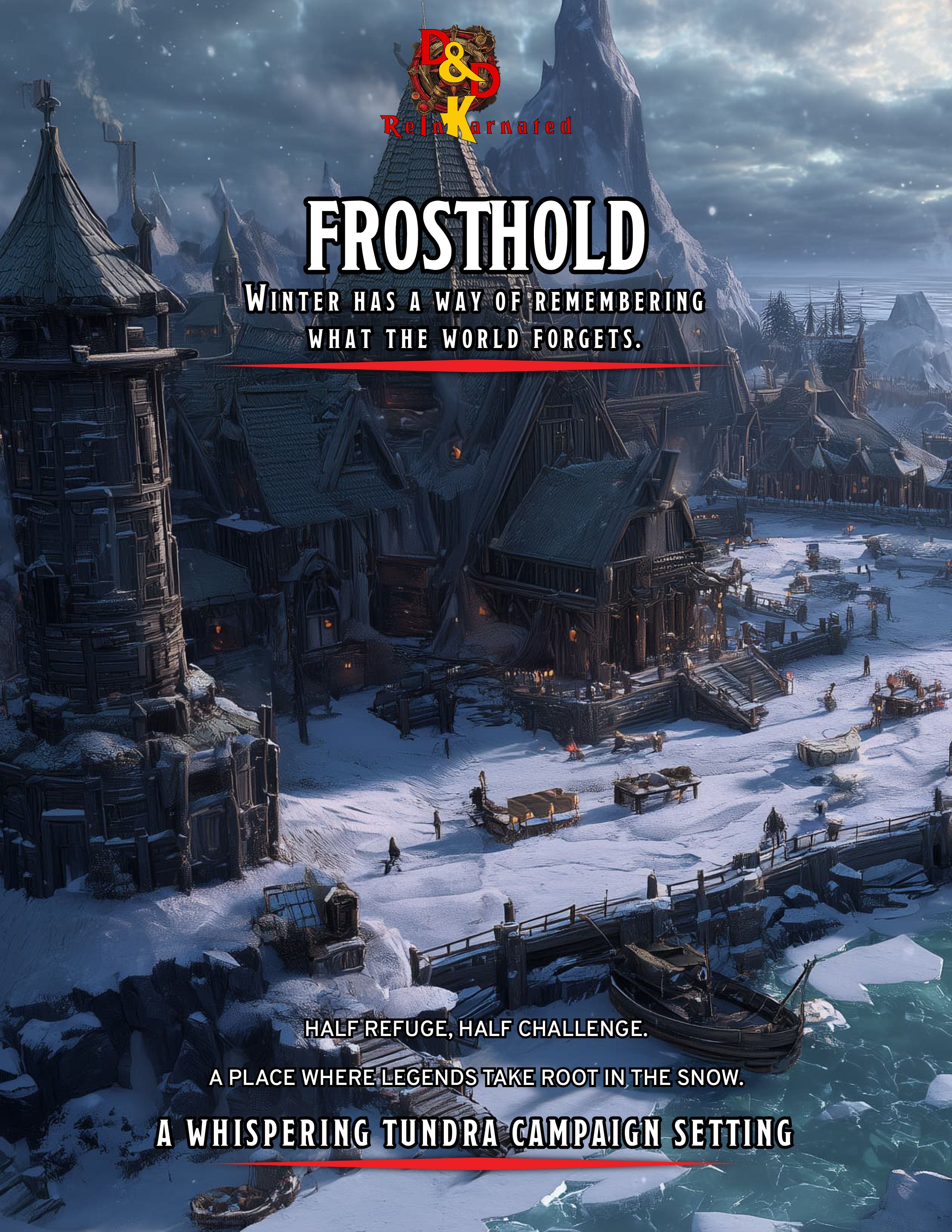 Frosthold — A Whispering Tundra Campaign Setting | Digital PDF