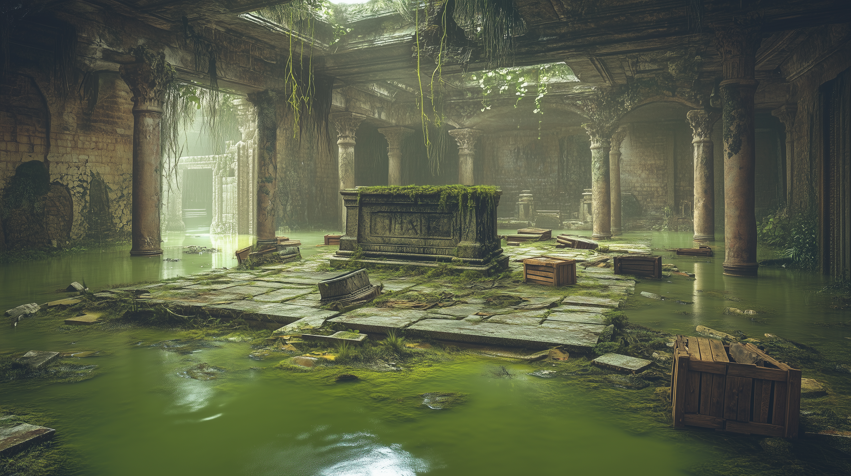 Marsh Sunken Temple