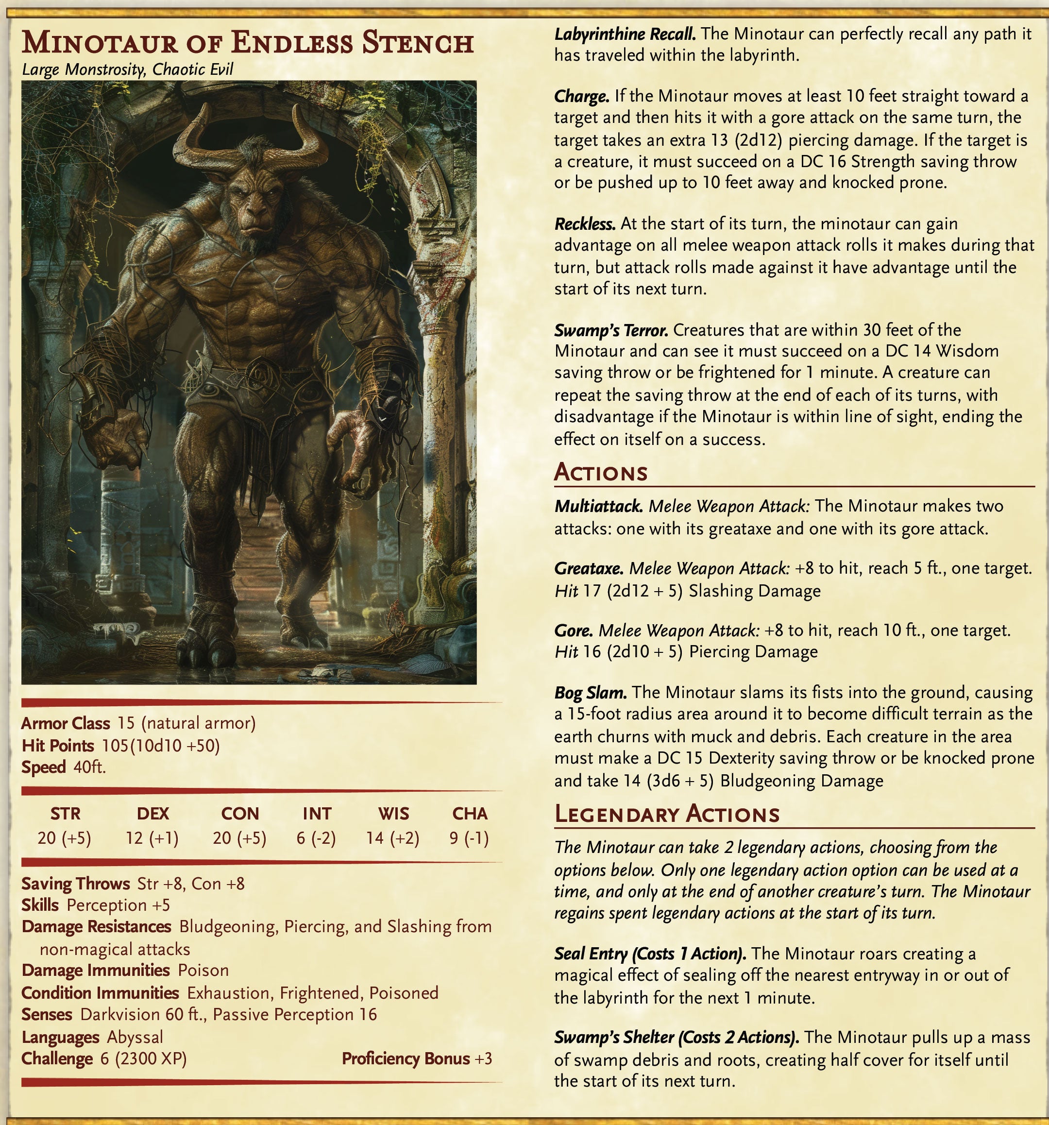 Labyrinth of Endless Stench — Adventure Module | Digital PDF