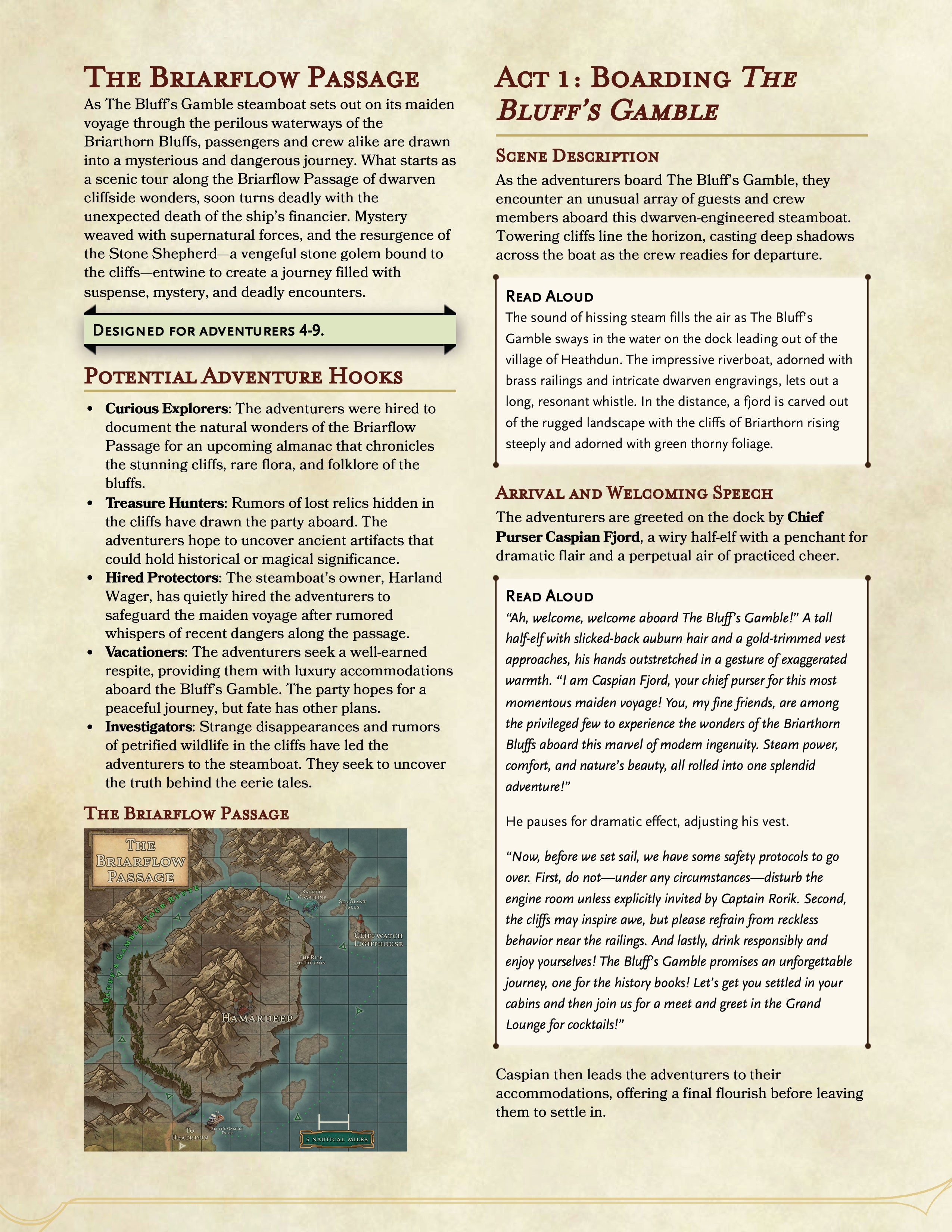 Briarflow Passage — Adventure Module | Digital PDF