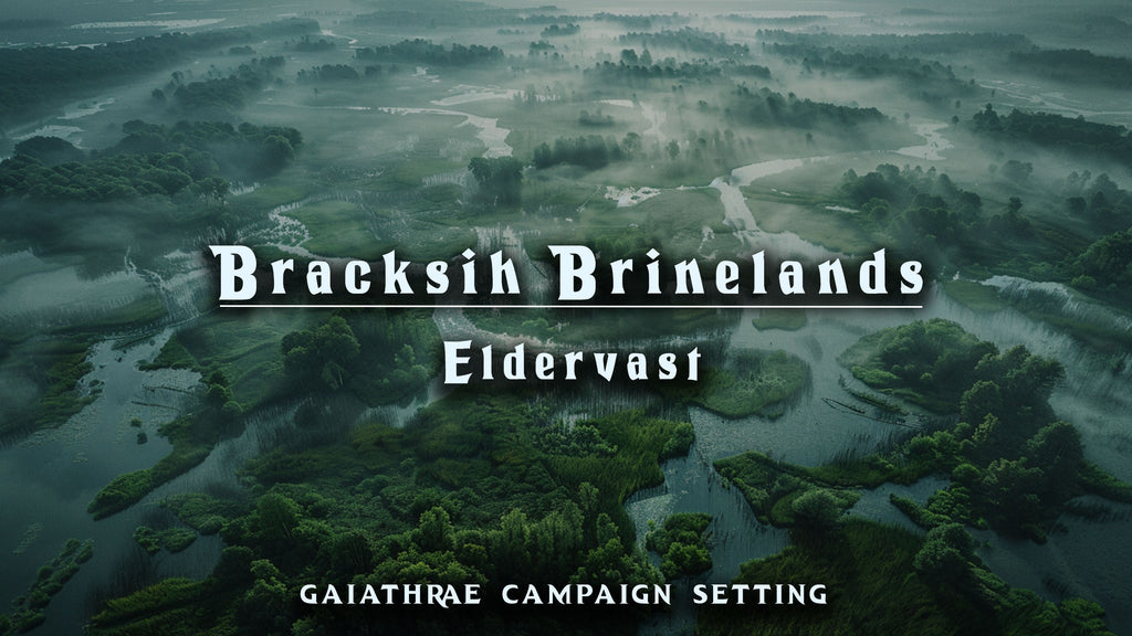 Brackish Brinelands — Eldervast Regional Art | 1,000 Piece Jigsaw Puzzle in Collector's Tin