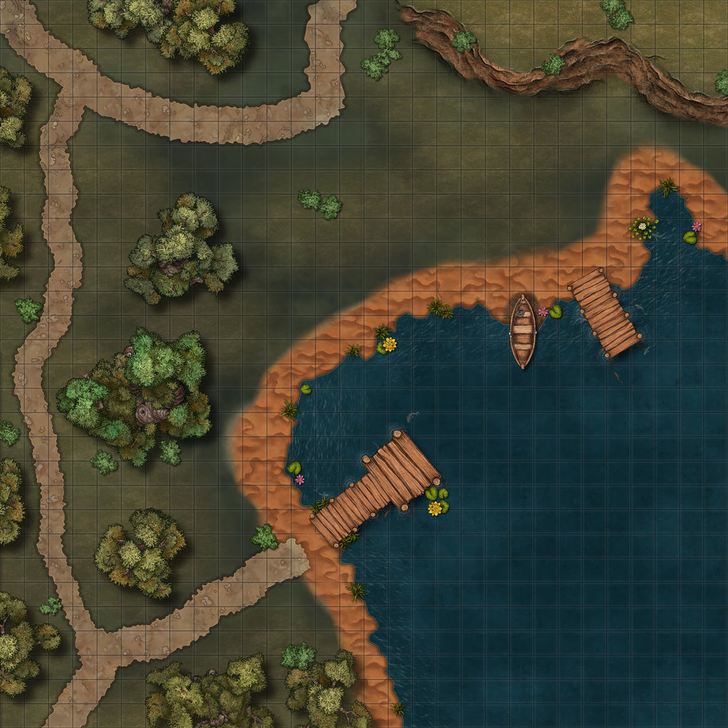 Twilight Lake Shore