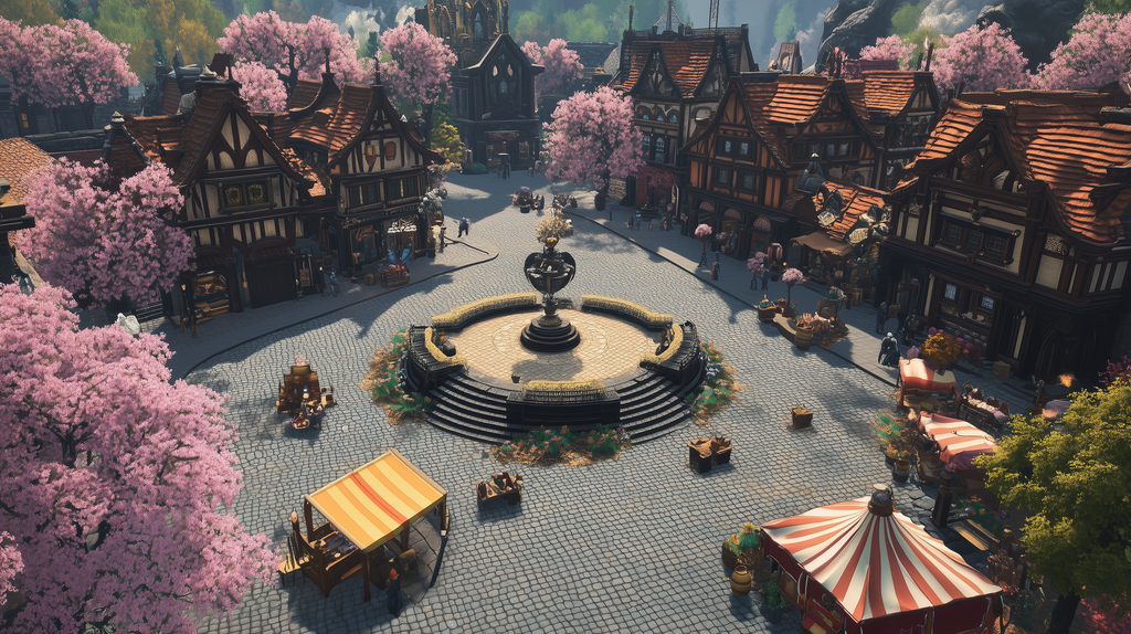 Village Plaza Performers Stage