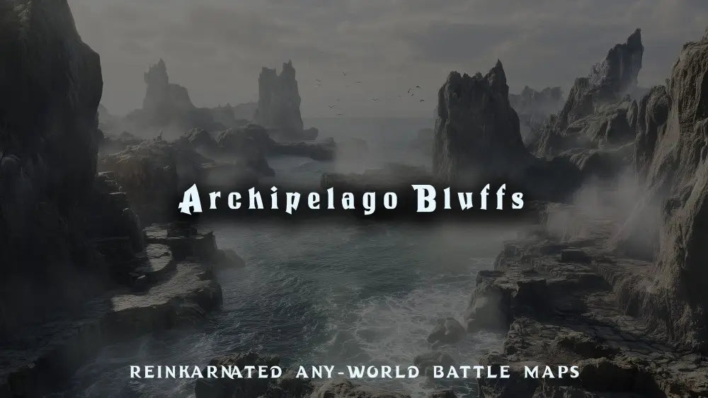Archipelago Bluffs dnd 5e battle map — island cliff encounter