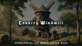 Country Windmill dungeons and dragons encounter map — rural farmland windmill