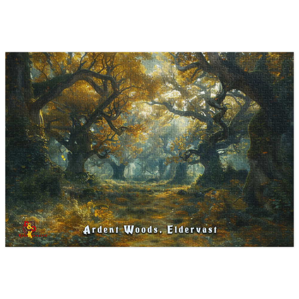 Ardent Woods — Eldervast Regional Art | 1,000 Piece Jigsaw Puzzle in Collector's Tin