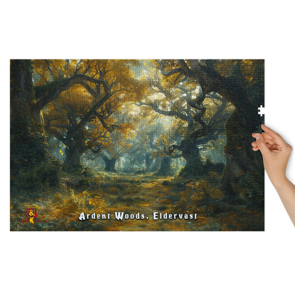 Ardent Woods — Eldervast Regional Art | 1,000 Piece Jigsaw Puzzle in Collector's Tin