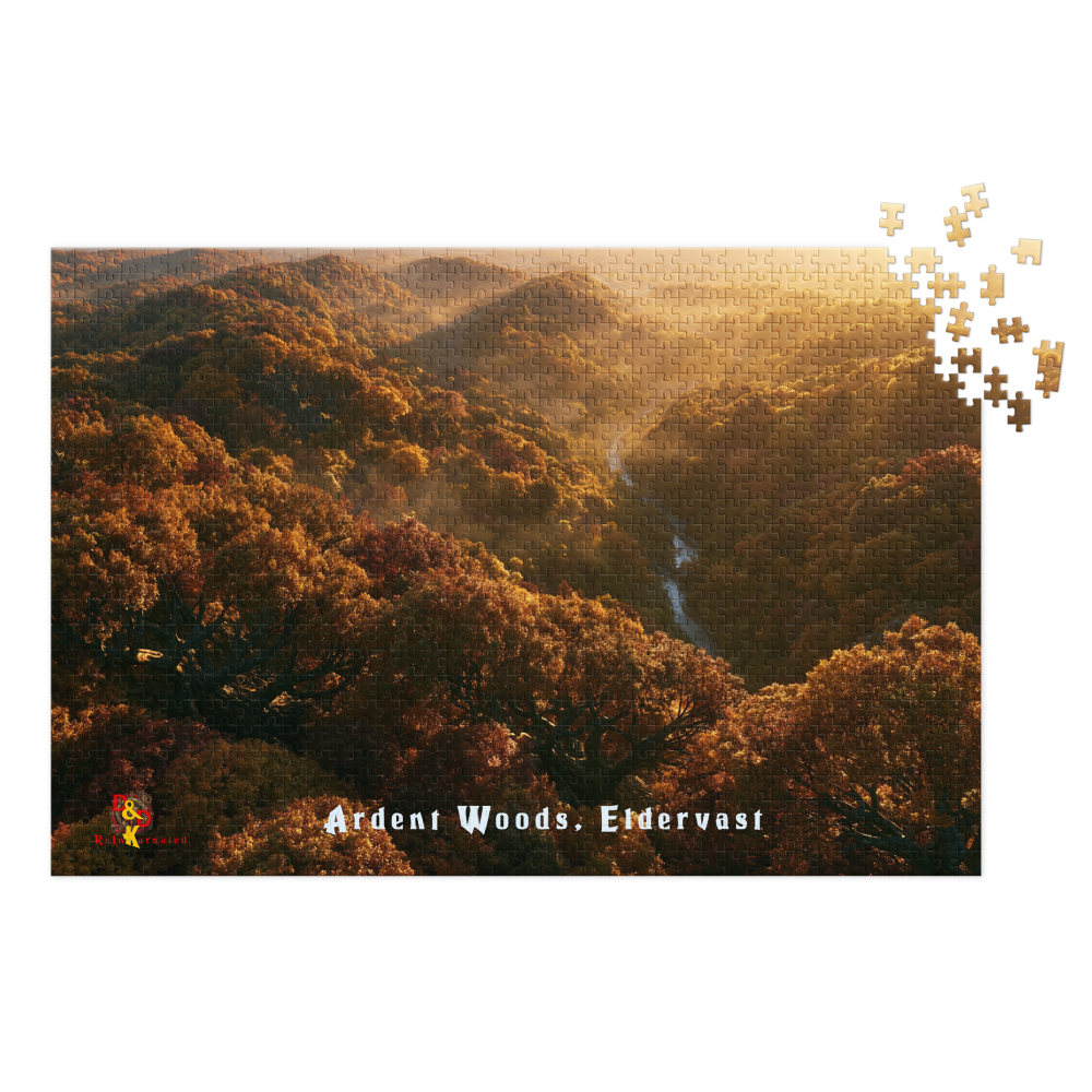 Ardent Woods — Eldervast Regional Art | 1,000 Piece Jigsaw Puzzle in Collector's Tin