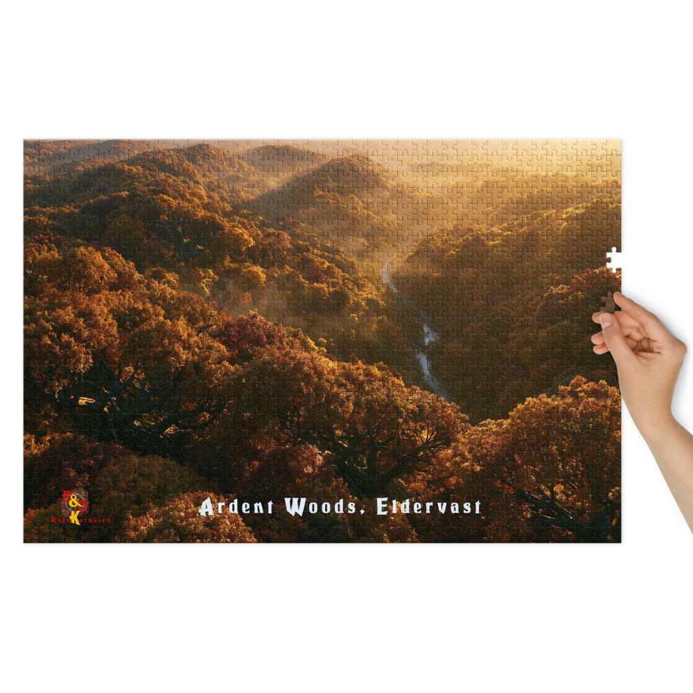 Ardent Woods — Eldervast Regional Art | 1,000 Piece Jigsaw Puzzle in Collector's Tin