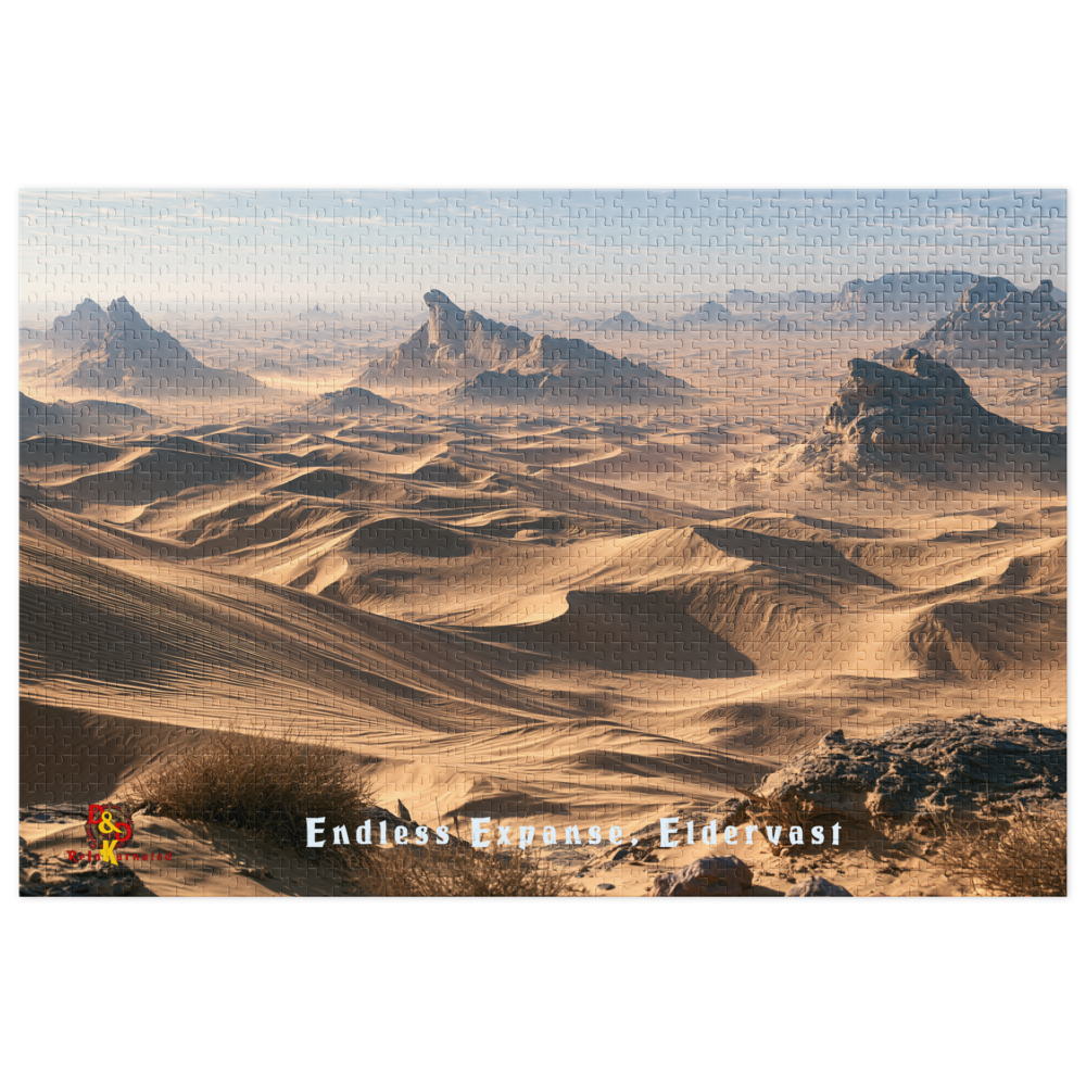 Endless Expanse — Eldervast Regional Art | 1,000 Piece Jigsaw Puzzle in Collector's Tin