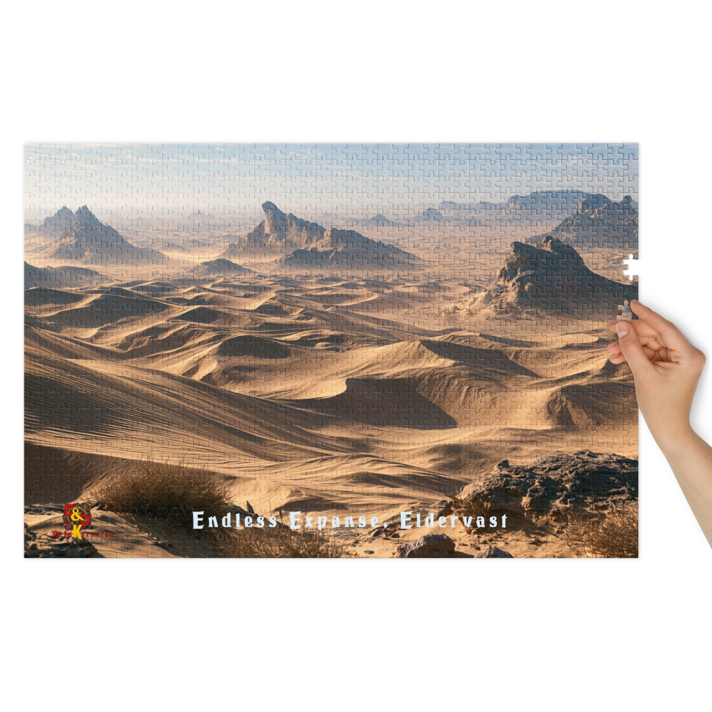 Endless Expanse — Eldervast Regional Art | 1,000 Piece Jigsaw Puzzle in Collector's Tin