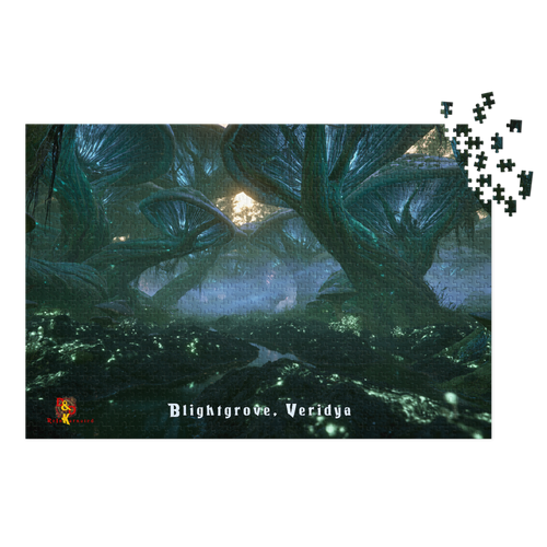 Blightgrove — Veridya Regional Art | 1,000 Piece Jigsaw Puzzle in Collector's Tin