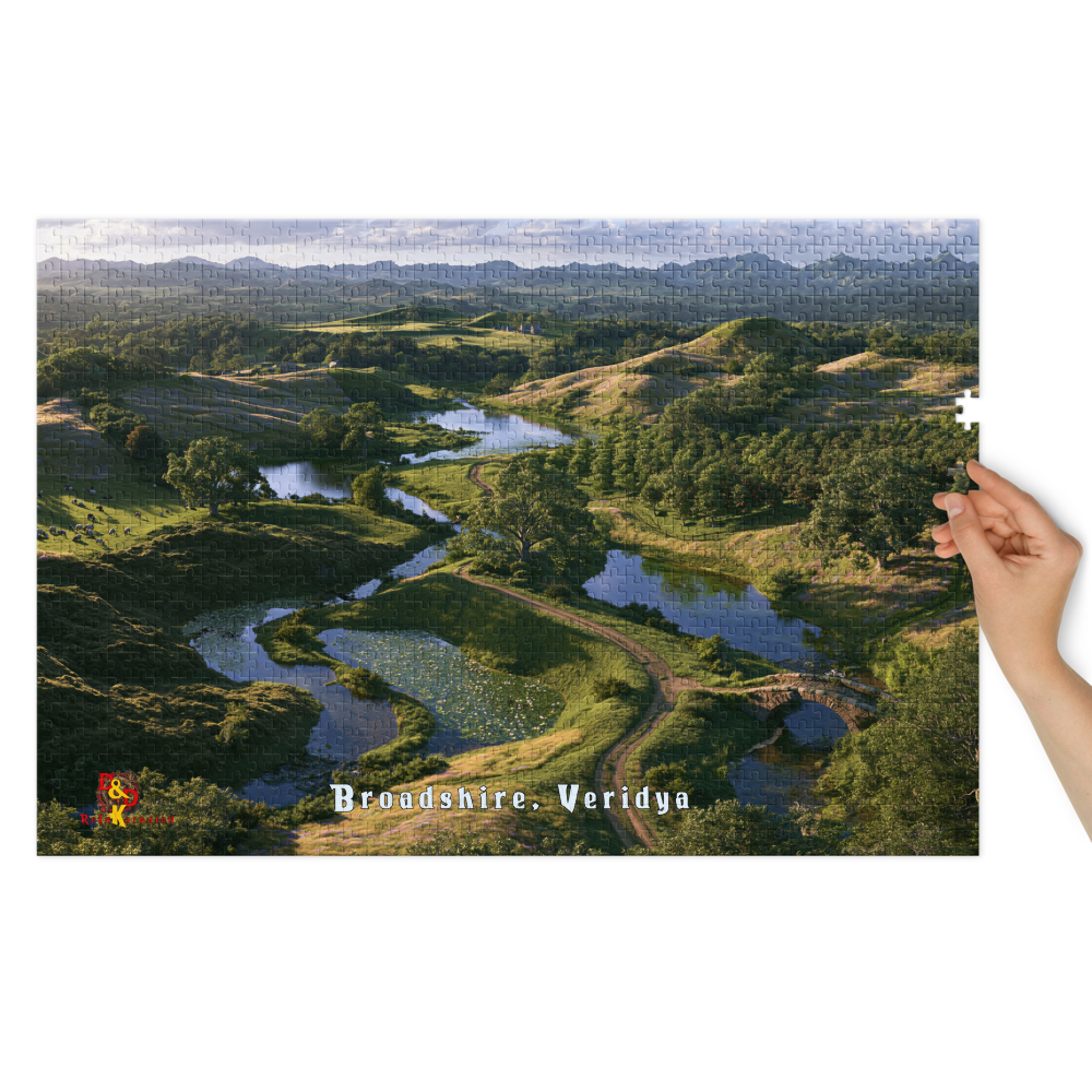 Broadshire — Veridya Regional Art | 1,000 Piece Jigsaw Puzzle in Collector's Tin