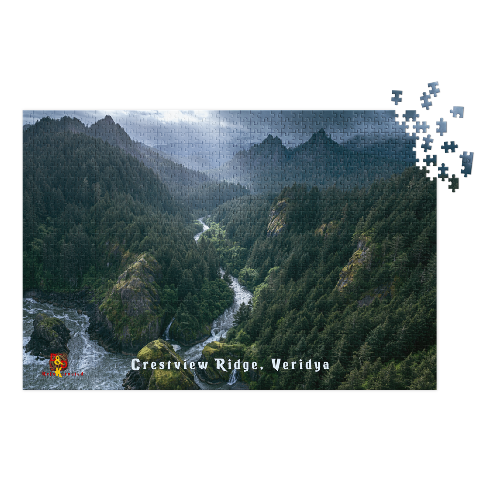 Crestview Ridge — Veridya Regional Art | 1,000 Piece Jigsaw Puzzle in Collector's Tin