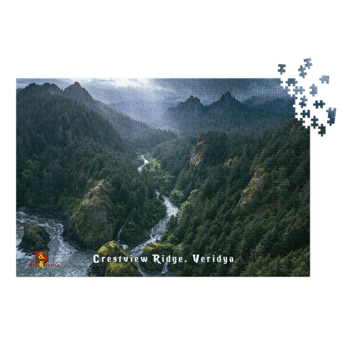 Crestview Ridge — Veridya Regional Art | 1,000 Piece Jigsaw Puzzle in Collector's Tin