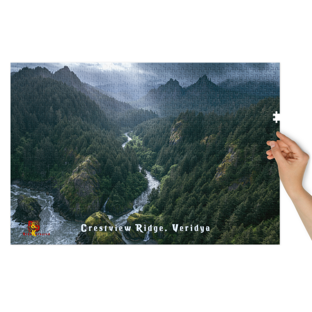 Crestview Ridge — Veridya Regional Art | 1,000 Piece Jigsaw Puzzle in Collector's Tin