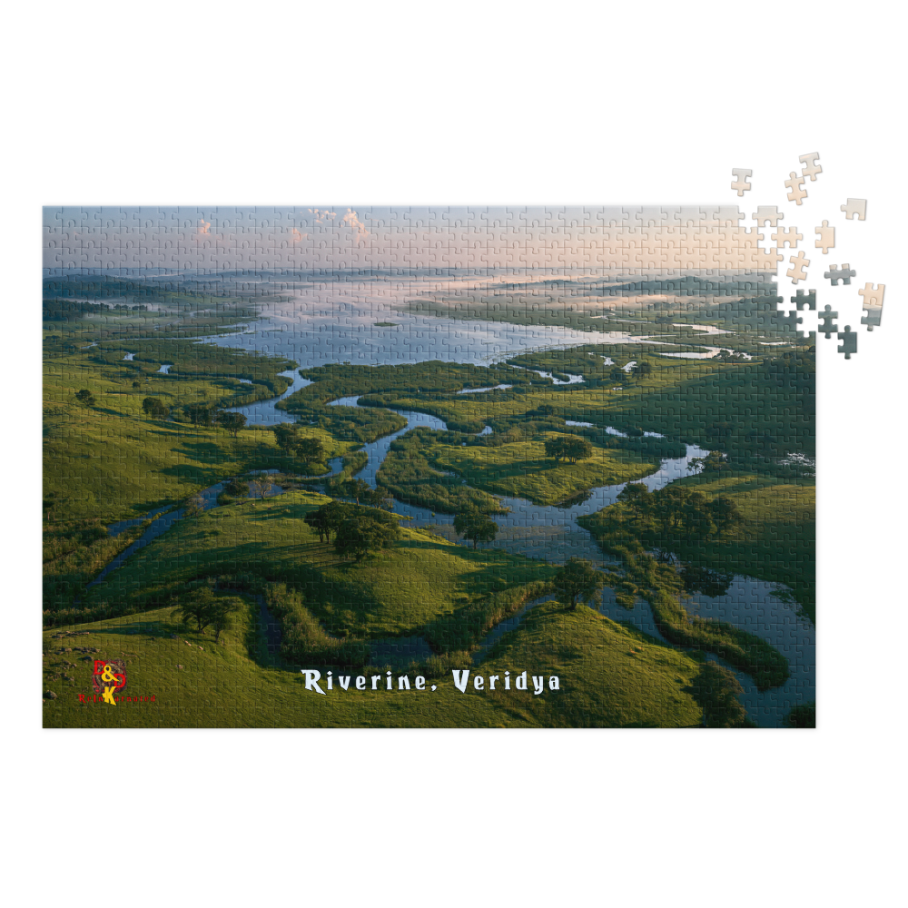 Riverine — Veridya Regional Art | 1,000 Piece Jigsaw Puzzle in Collector's Tin