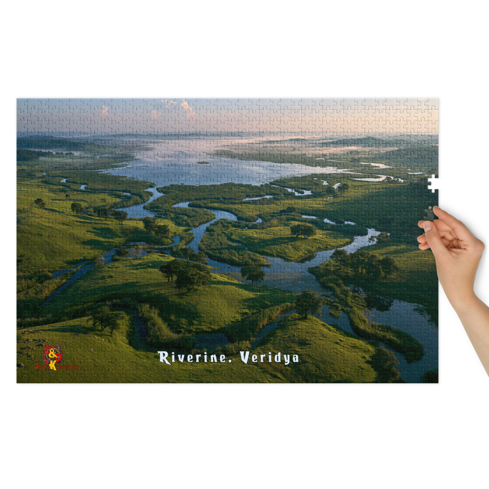 Riverine — Veridya Regional Art | 1,000 Piece Jigsaw Puzzle in Collector's Tin