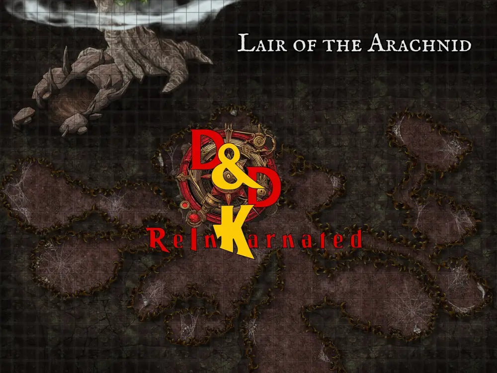 Lair of the Arachnid - Digital Battle Map