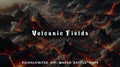 Volcanic Fields dungeons and dragons battle map — lava-scorched terrain