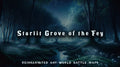 Starlit Grove of the Fey dnd 5e battle map — fey realm enchanted forest