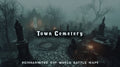 Town Cemetery dnd 5e battle map — outdoor graveyard encounter