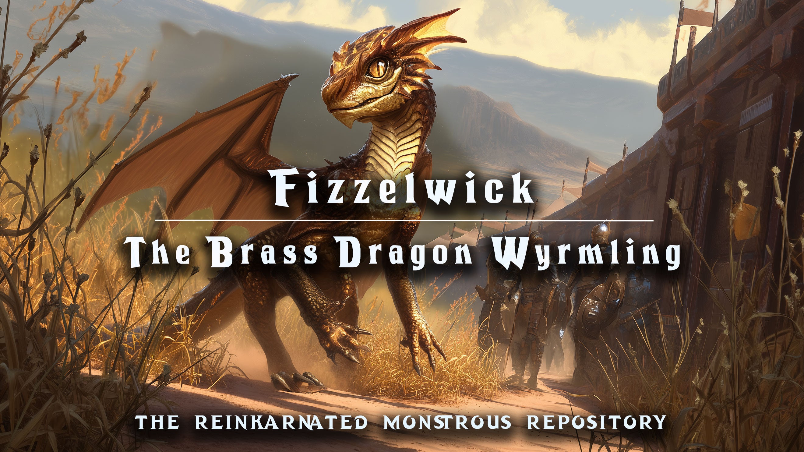 Brass Dragon Wyrmling