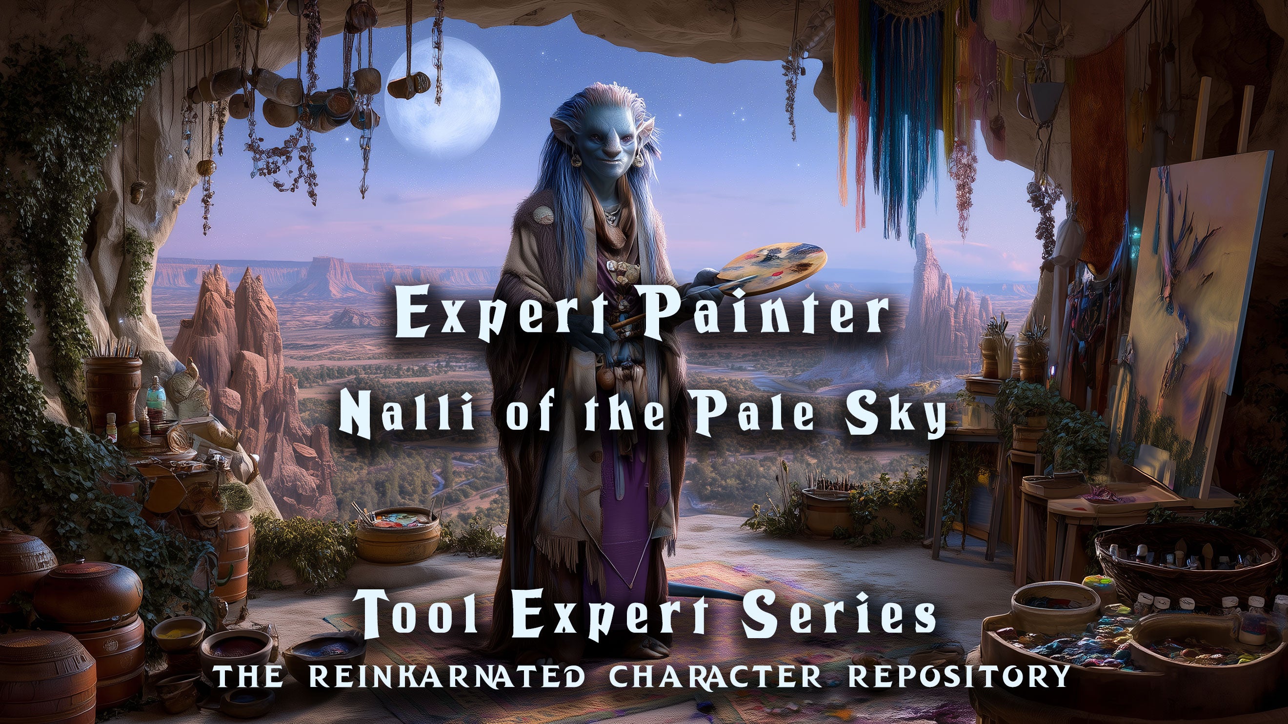 Nalli of the Pale Sky - Painter
